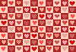 Vector: Valentine's day background with hearts Valentine's day background with hearts