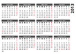 Kalender 2013 Deutschland, Visitenkartenformat 85 x 55mm