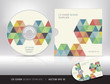 Vector: Cd cover design template. Abstract background Vector illustrati Cd cover design template. Abstract background Vector illustrati