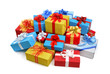 Foto: Ein bunter Haufen von Geschenken Ein bunter Haufen von Geschenken