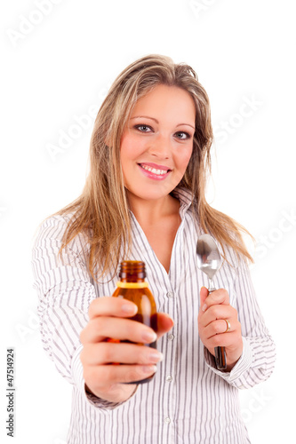 Photo: Ill woman Ill woman