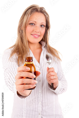 Photo: Ill woman Ill woman