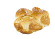 Sweet challah isolated on white background
