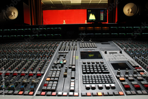 Photo: recording desk sound studio recording desk sound studio