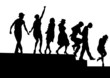 Actors on stage