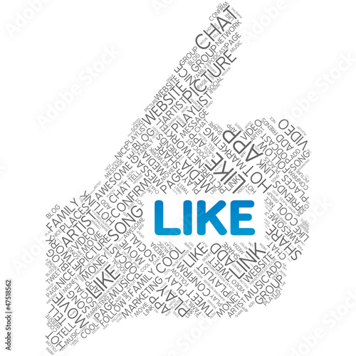 Photo: Like | Thumb Up - (Social Media / Social Network Button) Like | Thumb Up - (Social Media / Social Network Button)
