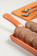 Brown chocolate cookies