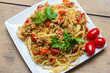 Spaghetti with tuna