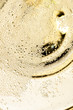 Details von Sektglas von oben