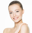Photo: beautiful smiling woman with clean skin beautiful smiling woman with clean skin