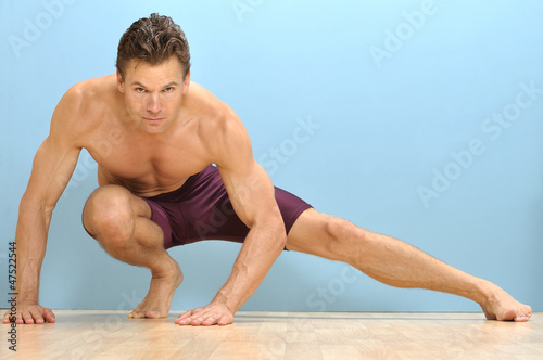 Photo: Side lunge stretch Side lunge stretch