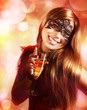 Woman wearing mask