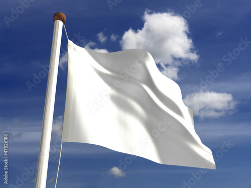 Illustration: White flag White flag