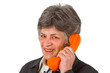 Foto: Seniorin beim telefonieren Seniorin beim telefonieren