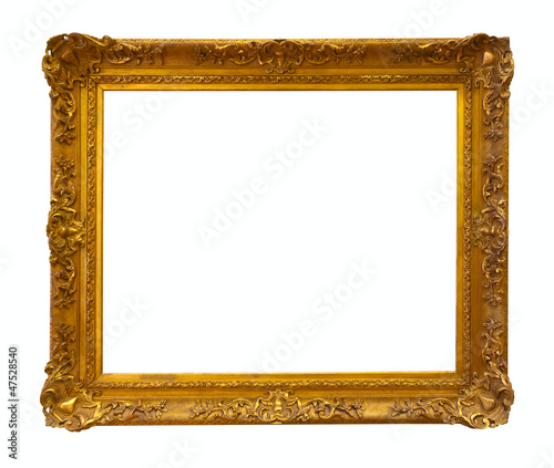 Photo: gold picture frame gold picture frame