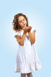 portrait of a cute little girl