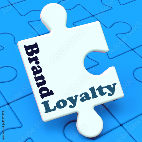 Illustration: Brand Loyalty Shows Customer Confidence Preferred Brand name Brand Loyalty Shows Customer Confidence Preferred Brand name