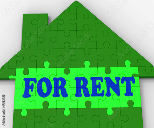 Illustration: For Rent House Shows Rental Estate Agents For Rent House Shows Rental Estate Agents