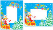 Vector: Christmas and New Year borders Christmas and New Year borders