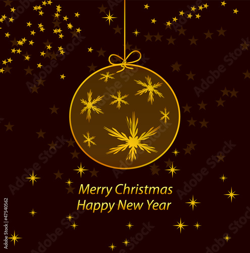 Illustration: Merry Christmas & Happy New Year Merry Christmas & Happy New Year