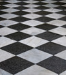 Mosaik schwarz weiß