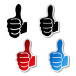 Vektor: best choice pointers - gesture hand best choice pointers - gesture hand