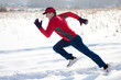 jogging in winter