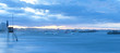 Sunset over the sea