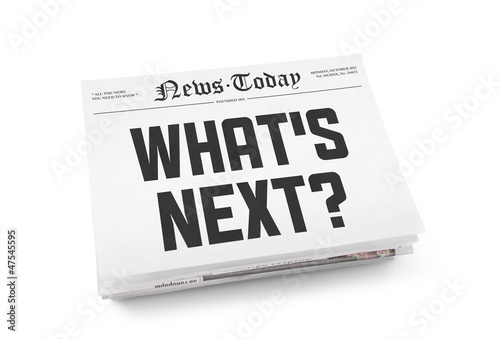 Photo: What's next headline What's next headline
