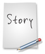 Paper & Pencil Illustration "Story"