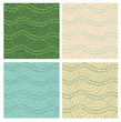Abstract vector seamless patterns set.