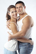 Beautiful athletic couple