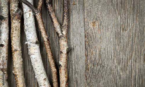 Photo: Birch trees background Birch trees background