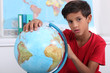 Pupil with globe