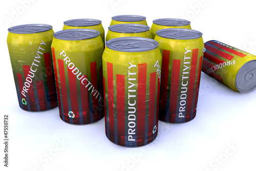 Illustration: Lata de refresco productivity Lata de refresco productivity