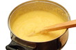 making polenta
