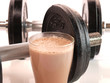 Fitness drink with heavy weights