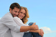 couple hugging