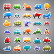 transportation sticker icons