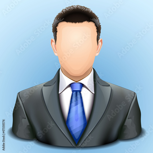 Vector: user icon of man in business suit user icon of man in business suit