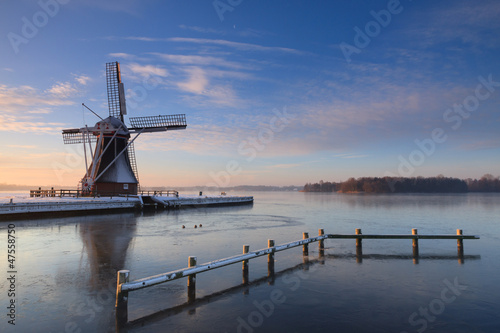 Photo: Dutch windmill @ winter Dutch windmill @ winter