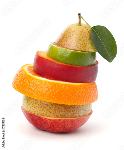 Photo: Mixed fruit slices Mixed fruit slices