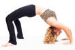 Sporty fitness woman exercising