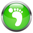 Vector Button Carbon Footprint