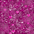 Valentine vinous repeating pattern