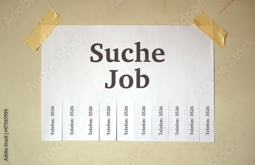 Photo: Suche Job Suche Job