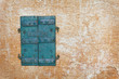 Old doors - shutters on wall