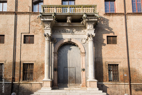 Photo: arched doorway of the building Prosperi Sacrati arched doorway of the building Prosperi Sacrati