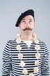 Photo: Garlic seller portrait Garlic seller portrait