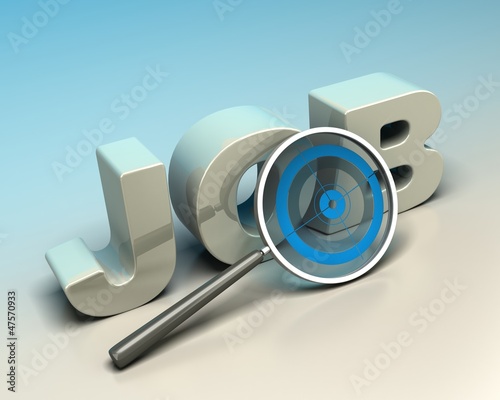 Illustration: job search, employment concept job search, employment concept